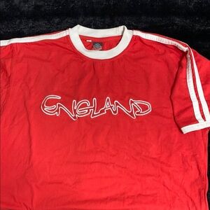 Red England Graphic T-Shirt